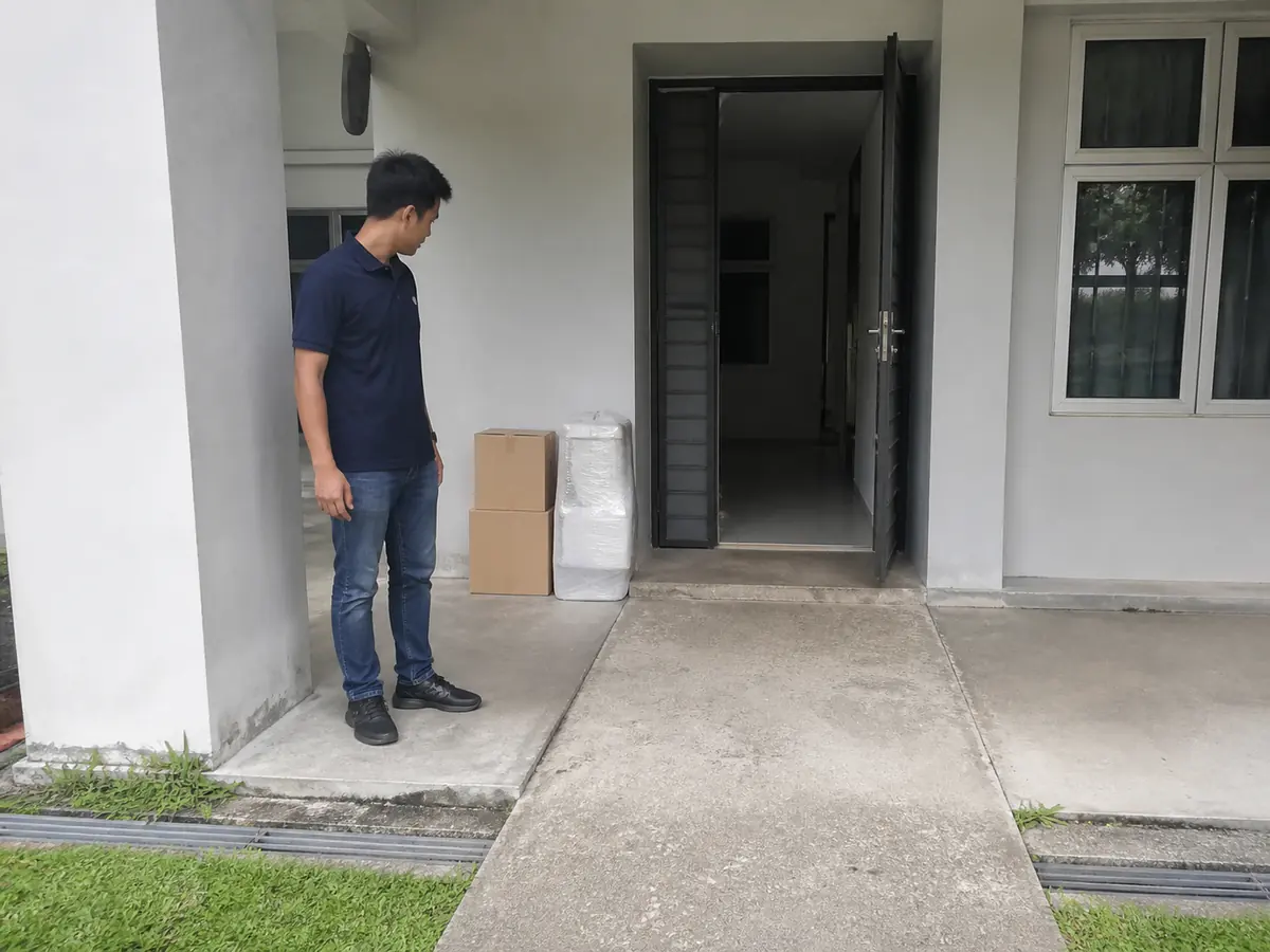 Titik serahan asal neutral dengan keseluruhan laluan akses kelihatan